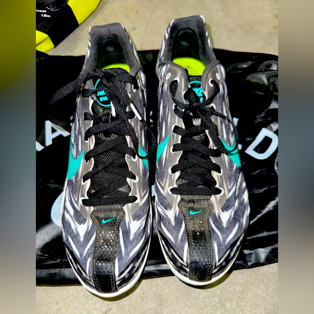 Nike Black and Gray Distance Track And Field Shoes
